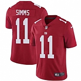 Nike New York Giants #11 Phil Simms Red Alternate NFL Vapor Untouchable Limited Jersey,baseball caps,new era cap wholesale,wholesale hats
